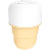 IJs opvouwbare USB Night Light Mini Car Nano Spray Air Humidifier (Fresh Egg Yellow)