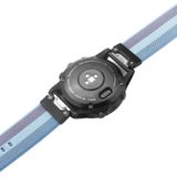 Voor Garmin Fenix 5 Quick Release nylon vervangende polsband horlogeband (Lake Blue)