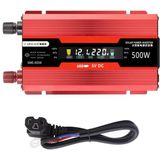 Carmaer Universal 48V tot 220V 500W Auto LCD-scherm Inverter Huishoudelijke voeding converter