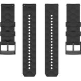 Voor Suunto 9 24mm voetbalpatroon Siliconen Solid Color Watch Band