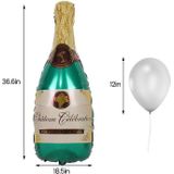 Champagne fles aluminiumfolie ballon set bruiloft partij cocktail party decoratie ballon