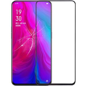 Front screen buitenste glazen lens voor OPPO Reno (zwart)