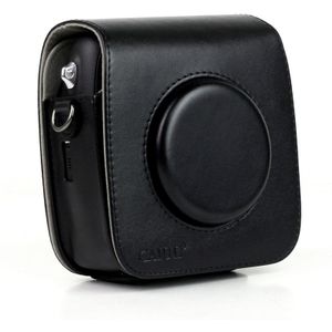 Vintage PU leder Camera geval beschermende zak voor FUJIFILM Instax SQUARE SQ10 Camera  met verstelbare schouder Strap(Black)