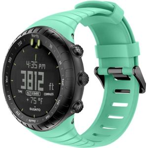 Slimme horloge siliconen polsband horlogeband voor Suunto Core (mintgroen)