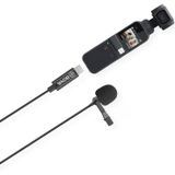 BOYA BY-M3-OP voor DJI OSMO Pocket Clip-on Digitale Lavalier Microfoon (Zwart)