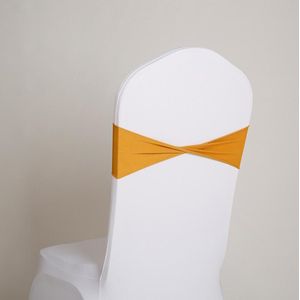 13 x 70 cm gespvrije elastische hoepel met stoelrugbloem  geen strik  bruiloftsbanket  stoelrugdecoratie