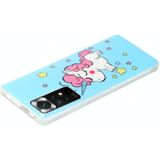 For Xiaomi Redmi Note 11 Global Luminous TPU Protective Phone Case(Star Unicorn)