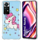 For Xiaomi Redmi Note 11 Global Luminous TPU Protective Phone Case(Star Unicorn)