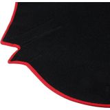 Donker Mat auto Dashboard Cover auto licht Pad instrumentenpaneel zonnebrandcrme auto matten voor de Kia (Opgelet  het model en year)(Red)