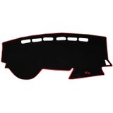 Donker Mat auto Dashboard Cover auto licht Pad instrumentenpaneel zonnebrandcrme auto matten voor de Kia (Opgelet  het model en year)(Red)