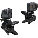 Clip klem Mount 360 Swivel Dual-head flexibel statief voor de GoPro HERO 5 /4 /3 /2 /1 /SJCAM / Xiaomiyi Sport camera's