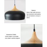 YWXLight massief hout aluminium n hoofd retro emmer creatieve hanglampen (wit)