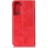 Voor Samsung Galaxy S30+ Magnetic Crazy Horse Texture Horizontale Flip Lederen Case met Holder & Card Slots & Wallet(Red)