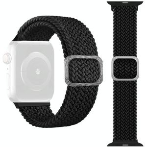 Gesp gevlochten elastische band horlogeband voor Apple Watch Series 6 & SE & 5 & 4 44mm / 3 & 2 & 1 42mm