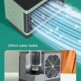12W Water Cube Luchtkoeler Kantoor Stille Airconditioning Ventilator  Stijl: USB Plug-in (Groen)