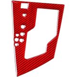 Car Carbon Fiber Gear Panel Decorative Sticker for Toyota Corolla / Levin 2014-2018  Left Drive (Red)