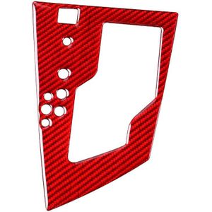 Car Carbon Fiber Gear Panel Decorative Sticker for Toyota Corolla / Levin 2014-2018  Left Drive (Red)
