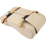 Universele auto PU leder en traagschuim verpakt armsteun vak ademend auto armsteun vak Mat met telefoon houder opslag Bag(Khaki)