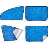 4 stks R-2938 Single-layer Sun Protection Magnetic Car Gordijn Voertuig Water Drop Sunshade (Blue Right)