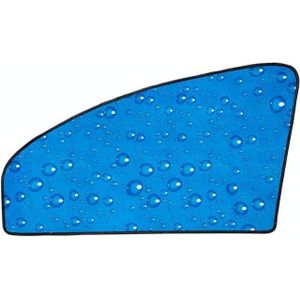 4 stks R-2938 Single-layer Sun Protection Magnetic Car Gordijn Voertuig Water Drop Sunshade (Blue Right)