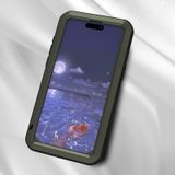 Voor iPhone 15 Pro Max LOVE MEI Metaal schokbestendig waterdicht stofdicht telefoonhoesje