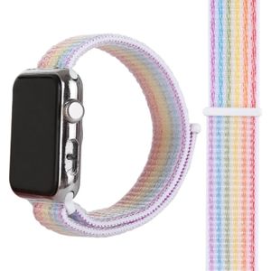 Magische plakken Nylon horloge Band voor Apple Watch serie 3 & 2 & 1 42mm (kleur)