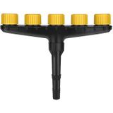 DKSSQ Tuinieren Watering Sprinkler Nozzle  Specificatie: 5 Hoofd met 1 inch / 1 2 inch-interface