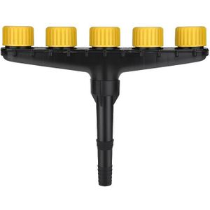 DKSSQ Tuinieren Watering Sprinkler Nozzle  Specificatie: 5 Hoofd met 1 inch / 1 2 inch-interface