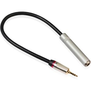 REXLIS TC128MF 3.5 mm male naar 6.5 mm Female audio adapter kabel  lengte: 30cm