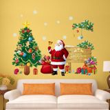 Kerstboom Santa Claus woonkamer slaapkamer verwisselbare muur sticker Decoretion