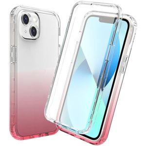 Full Body Shockproof Clear Gradient Phone Case voor iPhone 14 Max