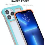 Enkay Frameloze Hollow PC Case + Glass Film voor iPhone 13 Pro Max