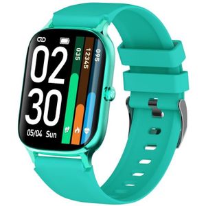 F37 1 69 inch TFT-scherm IP67 waterdicht slim horloge  ondersteuning lichaamstemperatuurbewaking / hartslagmeting / bloeddrukmeting (groen)