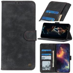 Voor OnePlus 9 Pro Antelope Texture Magnetic Buckle Horizontale Flip PU Lederen case met kaartslots & portemonnee & houder(zwart)