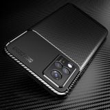 Voor vivo S9 Carbon Fiber Texture Shockproof TPU Case (Bruin)