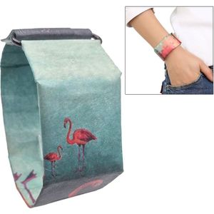 Flamingo patroon creatieve Fashion waterdichte papier Watch intelligente papier elektronische polshorloge