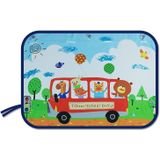 Gelukkig schoolbus patroon auto groot venster zonnebrandcrme isolatie venster zonnescherm achterklep  grootte: 70 * 50cm