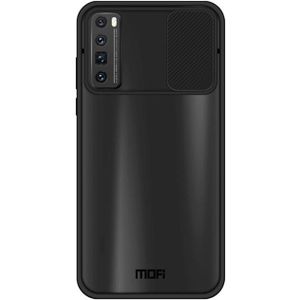 Voor Huawei nova 7 Pro MOFI Xing Dun Series PC + TPU Anti-peep Waterproof and Anti-drop All-inclusive Protective Shell  Translucent Frosted(Black)