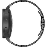 Voor Samsung Gear S3 Frontier Armor roestvrijstalen metalen horlogeband (zwart + rood)