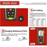 SNDWAY dubbele horizontale Bubble meetzoeker Laser afstand meter bereik hand gereedschap apparaat SW-TG100