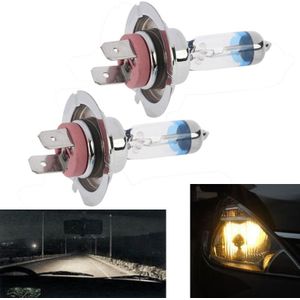 2 stk H7 12V / 55 / 4300K / 2100lm Xenon auto koplamp bollen  Warm wit