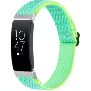 Voor Fitbit Inspire 2 Buckle Wave gevlochten nylon horlogeband