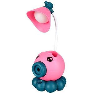 2 stks cartoon octopus potloodslijper pen houder bureaulamp mobiele telefoon houder leren nachtlampje