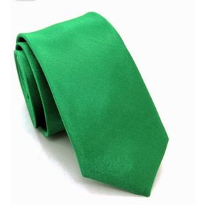 Mannen smalle casual pijl skinny stropdas slanke stropdas (routine groen)