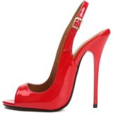 Vrouwen sexy Fashion hoge hakken  grootte: 41 (rood)