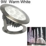 9W Square Park Landscape LED Underwater Light Pool Light (Warm Wit Licht)