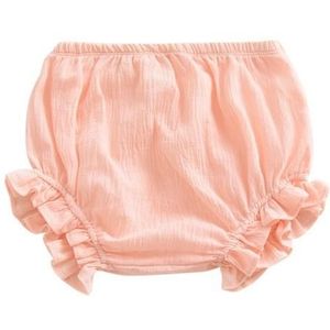 Pure kleur katoen en linnen kant casual driehoek shorts (kleur: roze maat: 90)