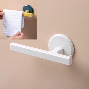 5 PCS T-vormige Household Wall-mounted Towel Rack Handdoek Bar (Wit)