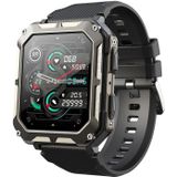 1.83 Inch IP68 Waterdicht Bluetooth Call Sports Smart Watch Outdoor Three-Proof Multifunctioneel Horloge (Zwart)