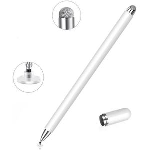 AT-30 2-in-1 siliconen zuignap + geleidende doek hoofd handschrift touchscreen pen mobiele telefoon passieve capacitieve pen